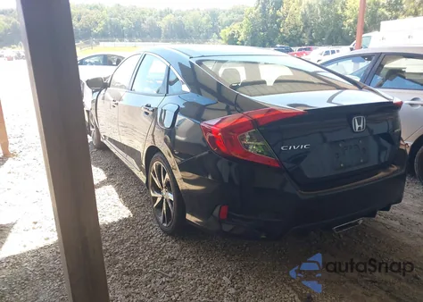 2019 Honda Civic Sport z USA, uszkodzony, nr VIN 2HGFC2F83KH562470